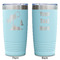 Tropical Sunset Teal Polar Camel Tumbler - 20oz -Double Sided - Approval