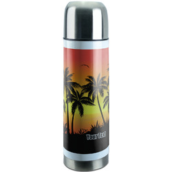 Tropical Sunset Stainless Steel Thermos (Personalized)