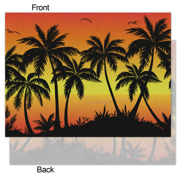 Tropical Sunset Tissue Paper - Heavyweight - Medium - Front & Back