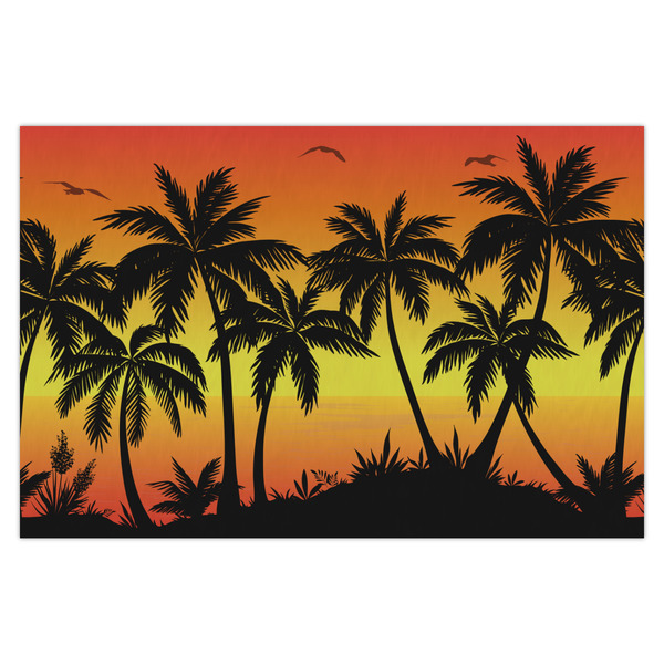 Custom Tropical Sunset X-Large Tissue Papers Sheets - Heavyweight