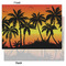 Tropical Sunset Tissue Paper - Lightweight - Large - Front & Back