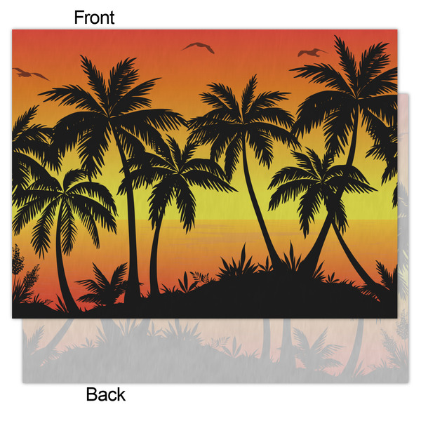 Tropical Sunset Tissue Paper - Lightweight - Medium - Front & Back