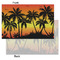 Tropical Sunset Tissue Paper - Lightweight - Small - Front & Back