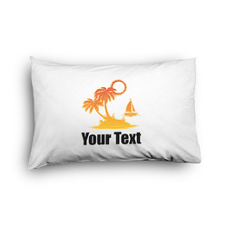 Tropical Sunset Pillow Case - Toddler - Graphic (Personalized)