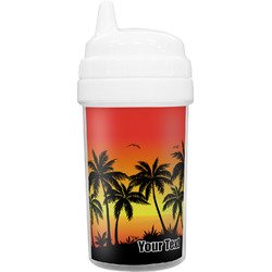 Tropical Sunset Toddler Sippy Cup (Personalized)