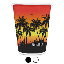 Tropical Sunset Waste Basket (Personalized)