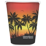 Tropical Sunset Waste Basket (Personalized)