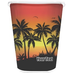 Tropical Sunset Waste Basket (Personalized)