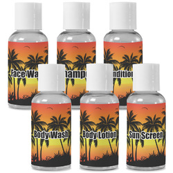 Tropical Sunset Travel Bottles (Personalized)