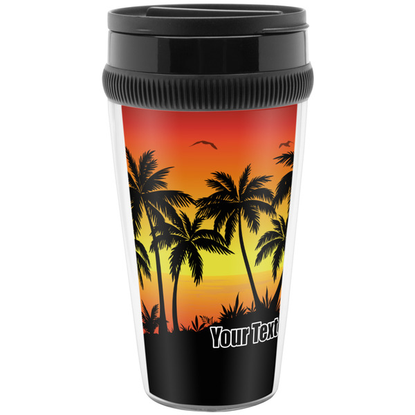 Tropical Sunset Travel Mug (Personalized)