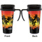 Tropical Sunset Travel Mug with Black Handle - Approval