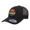 Tropical Sunset Trucker Hat - Black