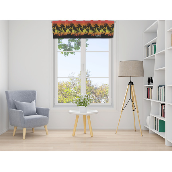 Tropical Sunset Valance - LIFESTYLE