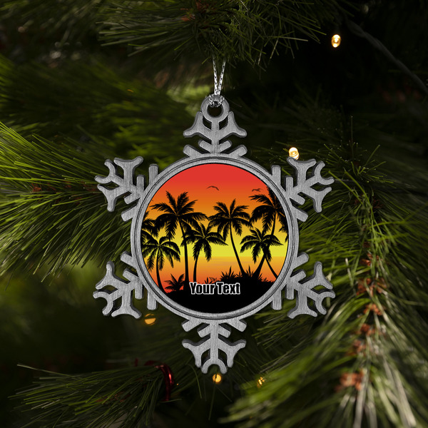 Tropical Sunset Vintage Snowflake - (LIFESTYLE)