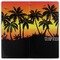 Tropical Sunset Vinyl Document Wallet - Apvl