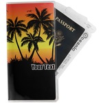 Tropical Sunset Travel Document Holder
