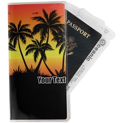 Tropical Sunset Travel Document Holder