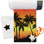 Tropical Sunset Heat Transfer Vinyl Sheet (12"x18")