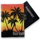 Tropical Sunset Vinyl Passport Holder - Front