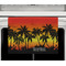 Tropical Sunset Waffle Weave Towel - Full Color Print - Lifestyle2 Image