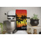 Tropical Sunset Waffle Weave Towel - Full Color Print - Lifestyle Image