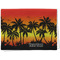 Tropical Sunset Waffle Weave Towel - Full Print Style Image