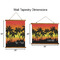 Tropical Sunset Wall Hanging Tapestries - Parent/Sizing