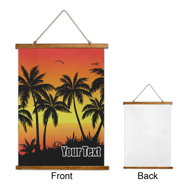 Tropical Sunset Wall Hanging Tapestry - Portrait - APPROVAL