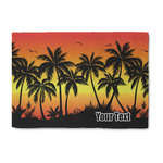 Tropical Sunset Washable Area Rug (Personalized)