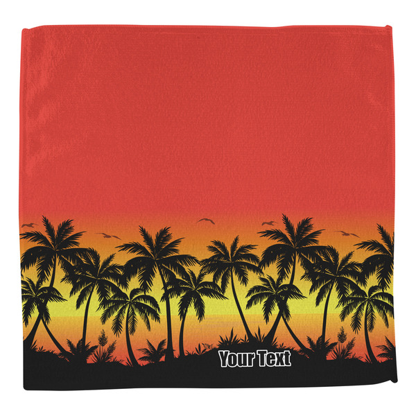 Tropical Sunset Washcloth - Front - No Soap