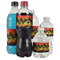 Tropical Sunset Water Bottle Label - Multiple Bottle Sizes