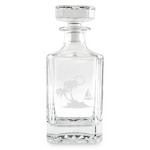 Tropical Sunset Whiskey Decanter - 26 oz Square