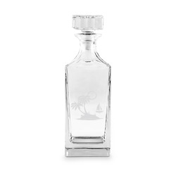 Tropical Sunset Whiskey Decanter - 30 oz Square