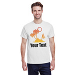 Tropical Sunset T-Shirt - White - 2XL (Personalized)