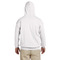 Tropical Sunset White Hoodie on Model - Back