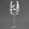Tropical Sunset Wine Glass - Engraved