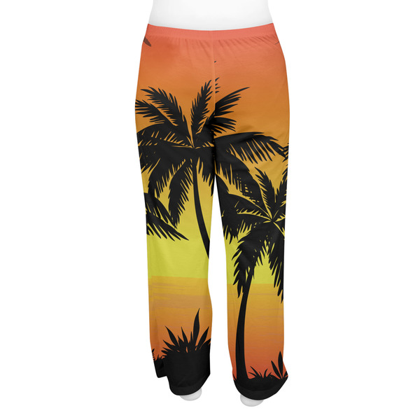 Tropical Sunset Women's Pj on model - Back
