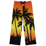 Tropical Sunset Womens Pajama Pants - S