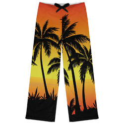 Tropical Sunset Womens Pajama Pants - XL