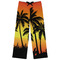Tropical Sunset Womens Pajama Pants - XS