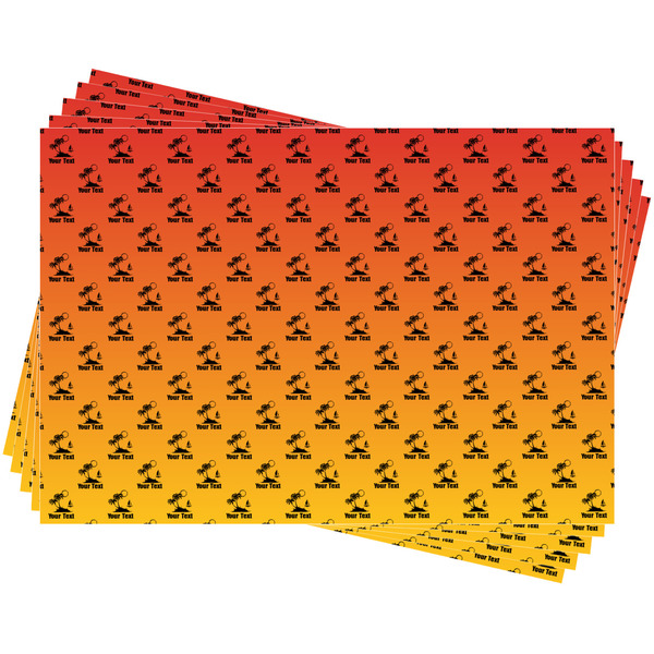 Tropical Sunset Wrapping Paper - 5 Sheets Approval