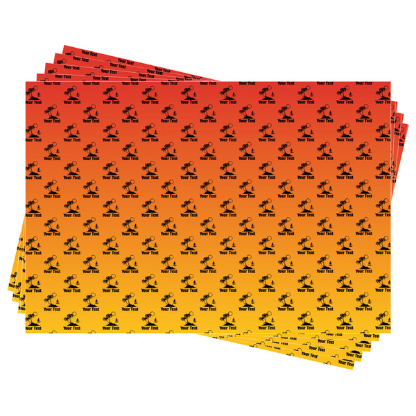 Tropical Sunset Wrapping Paper - Front & Back - Sheets Approval