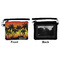 Tropical Sunset Wristlet ID Cases - Front & Back