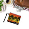 Tropical Sunset Wristlet ID Cases - LIFESTYLE