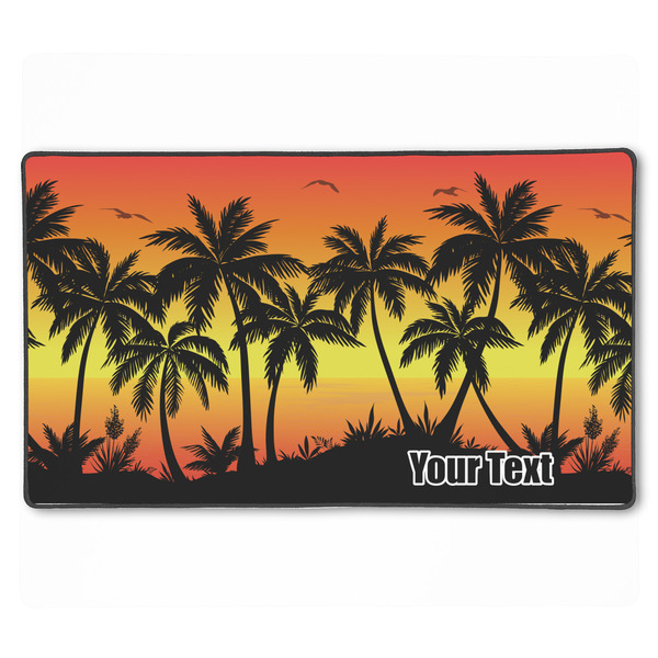 Custom Tropical Sunset XXL Gaming Mouse Pad - 24" x 14" (Personalized)