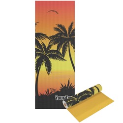Tropical Sunset Yoga Mat - Printable Front and Back (Personalized)