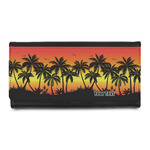 Tropical Sunset Leatherette Ladies Wallet (Personalized)