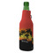 Tropical Sunset Zipper Bottle Cooler - ANGLE (bottle)