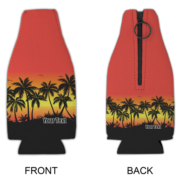 Tropical Sunset Zipper Bottle Cooler - APPROVAL