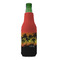Tropical Sunset Zipper Bottle Cooler - FRONT (bottle)